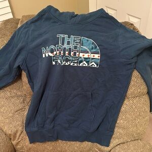 North Face Blue Hoodie